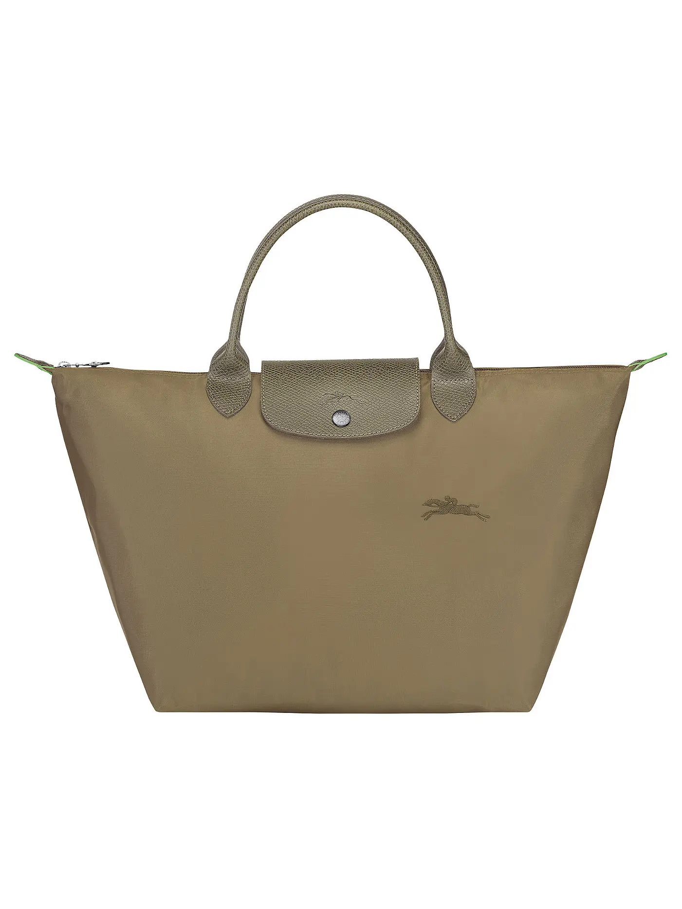 LONGCHAMP | Le Pliage Green Handtasche Medium, Moka | grün